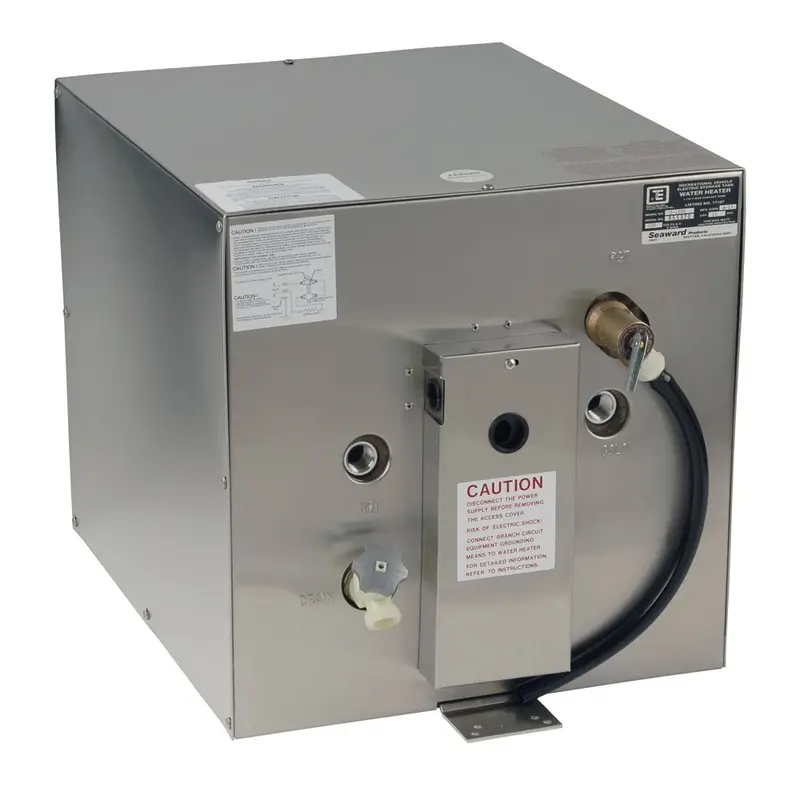 Whale Seaward 11 Gallon Hot Water Heater W/Rear Heat Exchanger - Stainless Steel - 120V - 1500W [S1200] 1