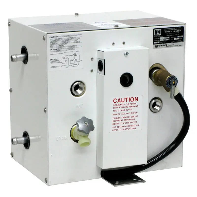 Whale Seaward 3 Gallon Hot Water Heater W/Side Heat Exchanger - White Epoxy - 120V - 1500W [S300w] 1