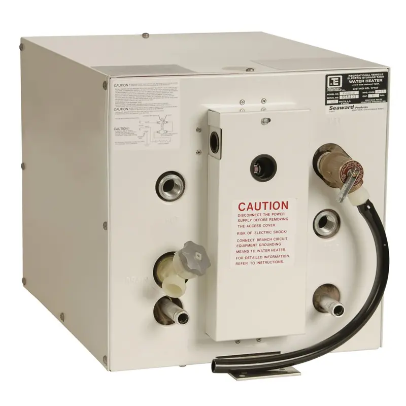 Whale Seaward 6 Gallon Hot Water Heater W/Front Heat Exchager - White Epoxy - 120V - 1500W [F600w] 1