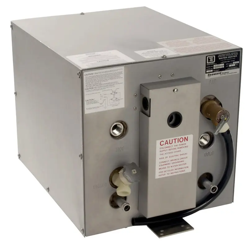 Whale Seaward 6 Gallon Hot Water Heater W/Front Heat Exchanger - Galvanized Steel - 120V - 1500W [F600] 1