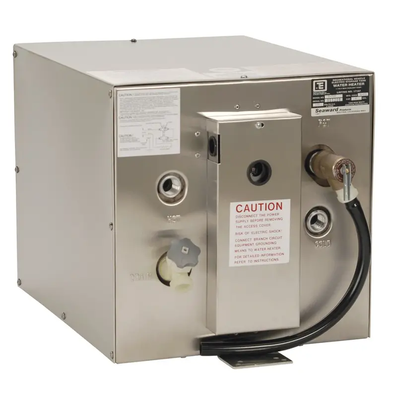 Whale Seaward 6 Gallon Hot Water Heater W/Rear Heat Exchanger - Stainless Steel - 120V - 1500W [S700] 1