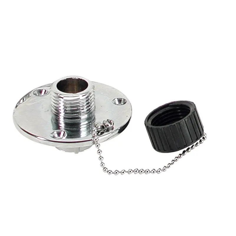 Whitecap C.P. Brass Outlet 2-3/4" Base 1" Depth [P-2454C] 1