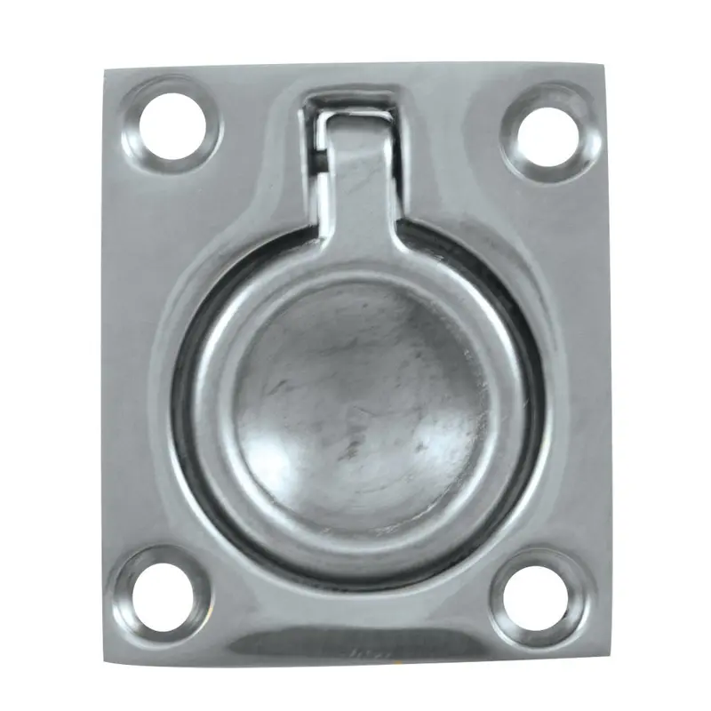 Whitecap Flush Pull Ring - Cp/Brass - 1-1/2" X 1-3/4" [S-3360C] 1