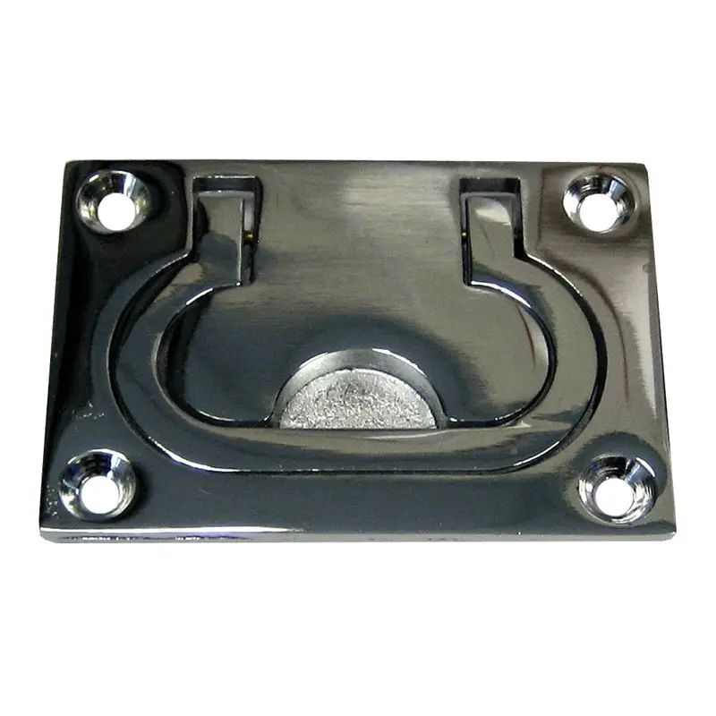 Whitecap Flush Pull Ring - Cp/Brass - 3" X 2" [S-3364C] 1