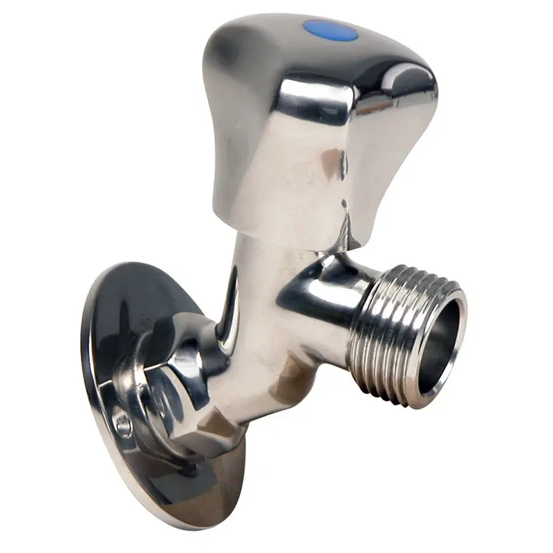 Whitecap S.S. Faucet 2-3/16" Base 3-3/16" Depth [P-2456C] 1