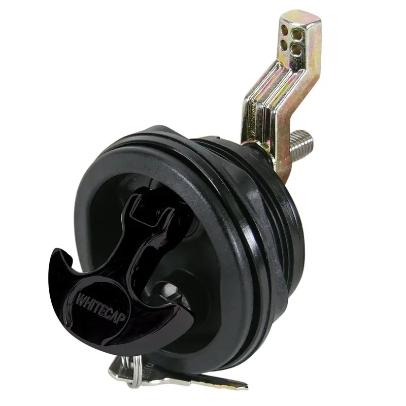 Whitecap T-Handle Latch - Nylon Black/Black - Locking [3226Bc] 1