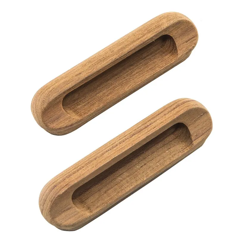 Whitecap Teak Oblong Drawer Pull - 4-1/16"L - 2 Pack [60124-A] 1