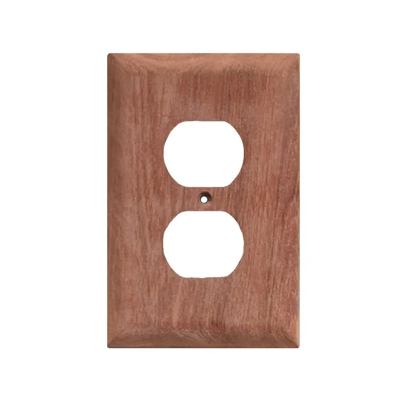 Whitecap Teak Outlet Cover/Receptacle Plate [60170] 1