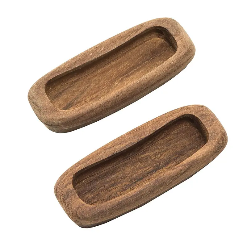 Whitecap Teak Rectangular Drawer Pull - 3-1/4"L - 2 Pack [60135-A] 1
