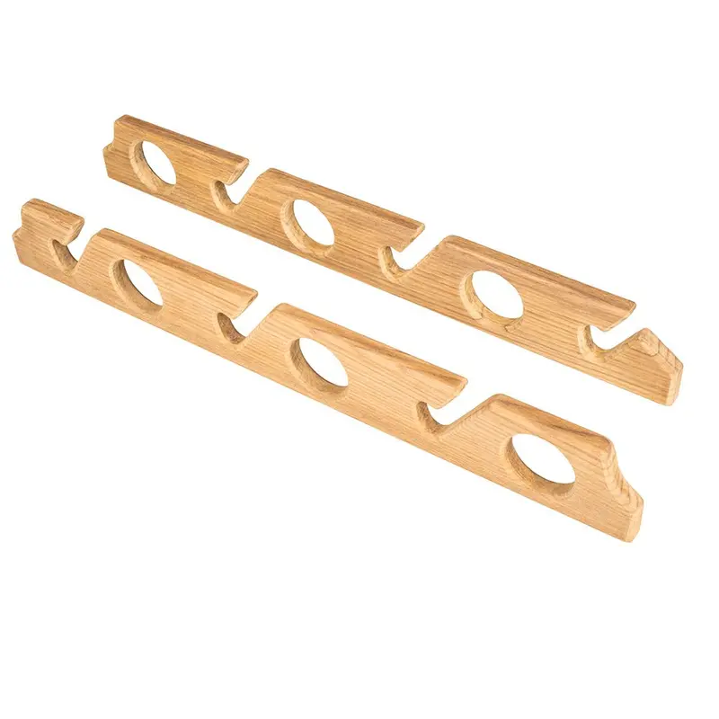 Whitecap Teak Six-Rod Storage Rack - Pair [60614] 1
