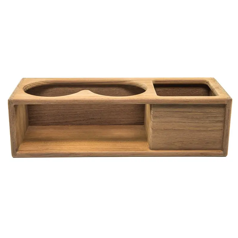 Whitecap Teak Two Insulated Drink/Binocular Rack W/Tray [62616] 1
