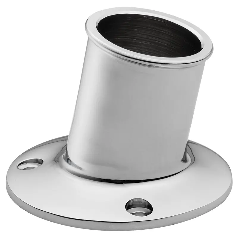 Whitecap Top-Mounted Flag Pole Socket - Cp/Brass - 1-1/4" Id [S-5003] 1