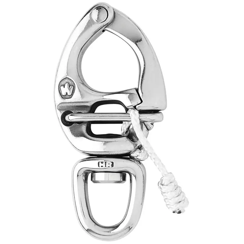 Wichard Hr Quick Release Snap Shackle With Swivel Eye -150Mm Length- 5-29/32" [2678W] 1