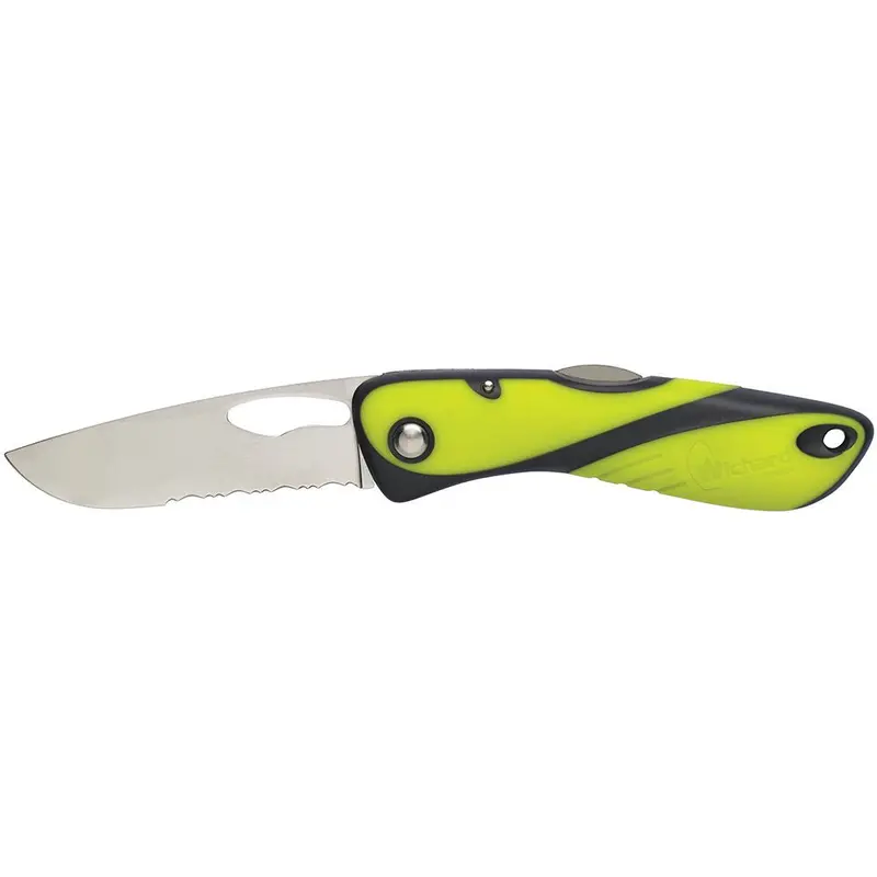 Wichard Offshore Knife - Single Serrated Blade - Fluorescent [10112W] 1