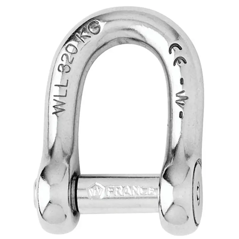 Wichard Self-Locking Allen Head Pin D Shackle - 12Mm Diameter - 15/32" [1306W] 1