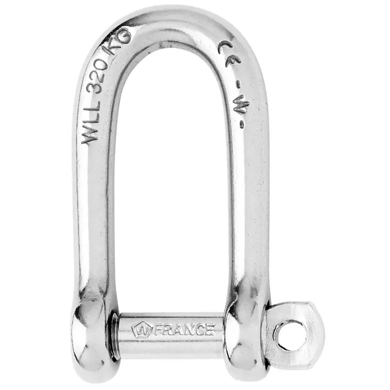 Wichard Self-Locking Long D Shackle - Diameter 8Mm - 5/16" [1214W] 1
