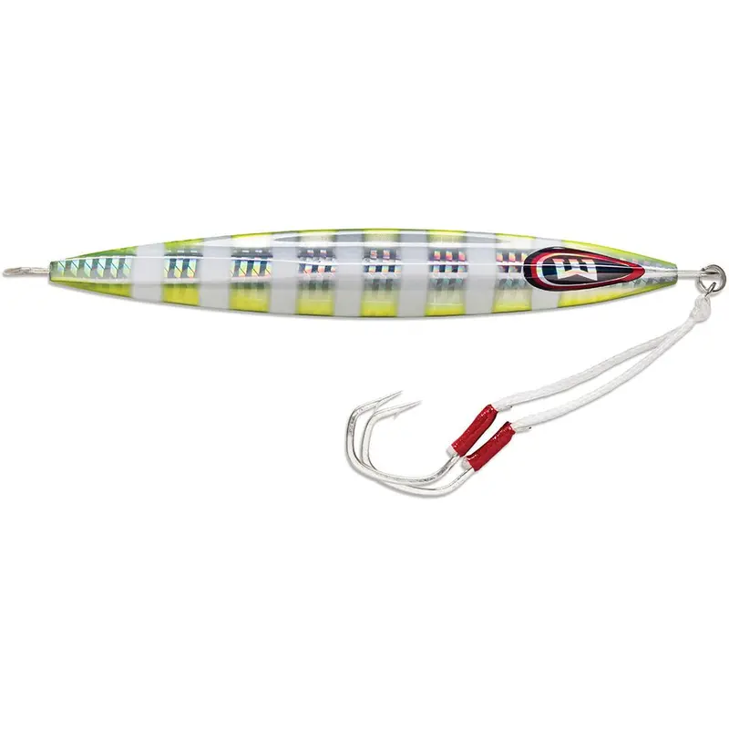 Williamson Kensaki 220 Jig - 6.75" - 7-3/4Oz - Chartreuse Blink [Ksjx220cb] 1