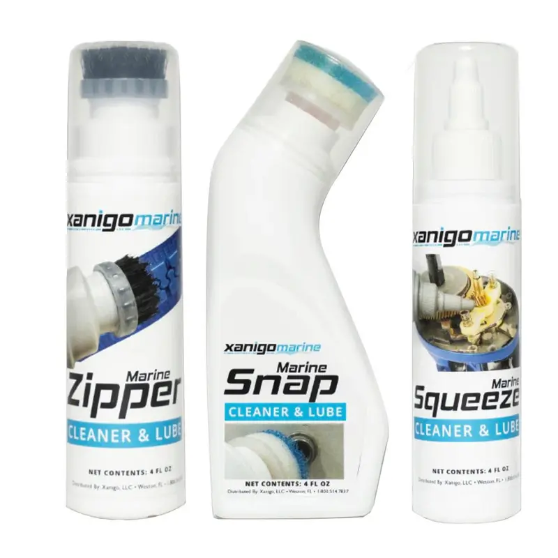 Xanigo Marine 3-Piece Marine Zipper  Snap Lube Set [Xmzsls3pc] 1