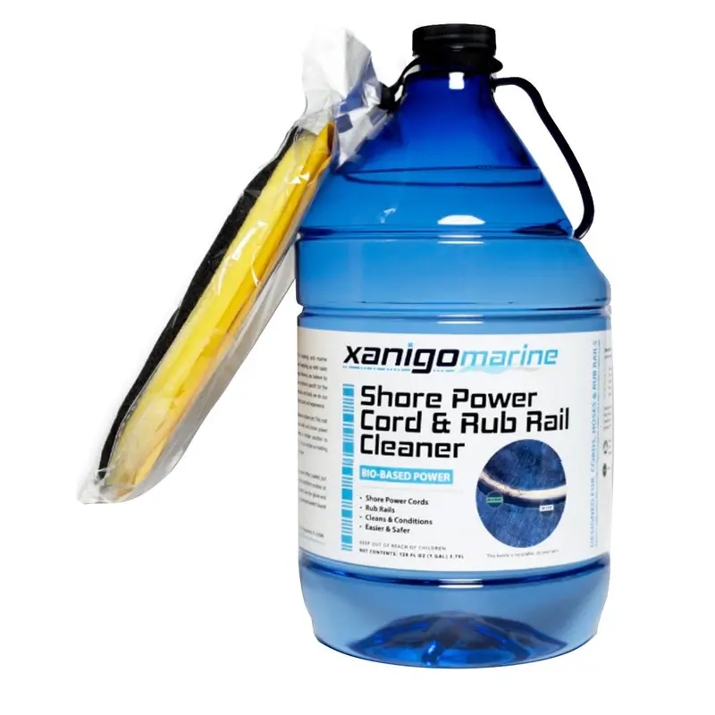 Xanigo Marine Shore Power Cord  Rub Rail Cleaner W/Glove - 1 Gallon [Xmspc1g] 1
