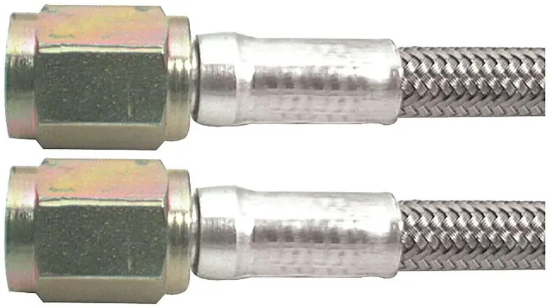 Allstar Performance An-3 Stainless Brake Line Kit – 6" Length, 5-Pack (46300-6-5) 1