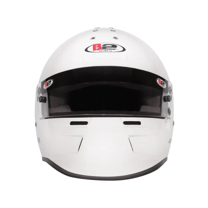 B2 Helmets Apex Sa20-Certified Motorcycle Helmet – White, X-Large (61–61+ Cm) 1