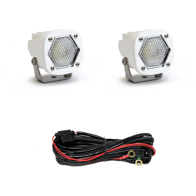 Baja Designs S1 Led Work Light Pods – White Scene Lighting Pair (387806Wt) 1