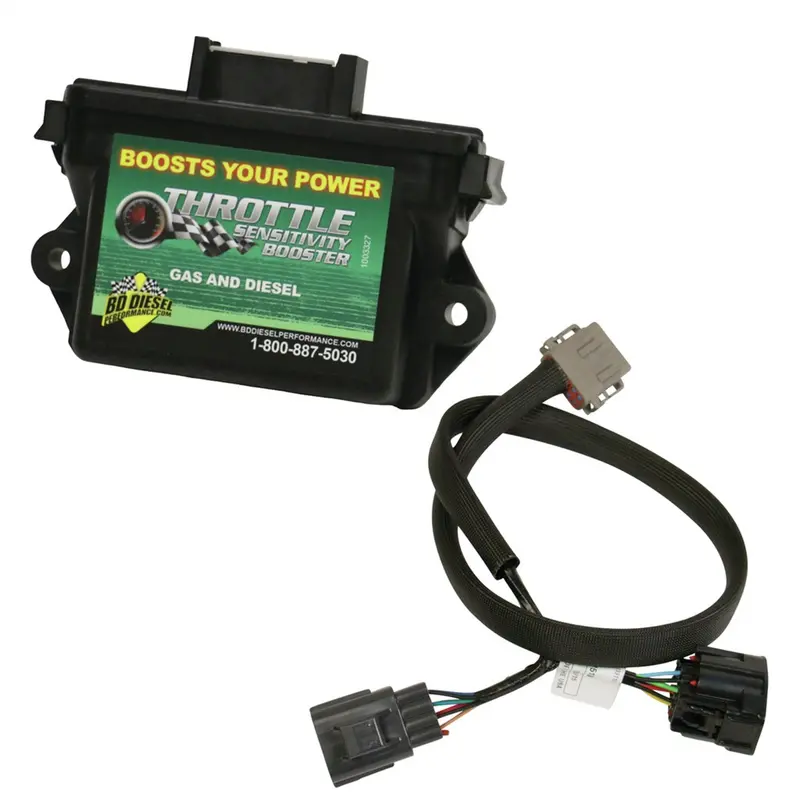 Bd Diesel 1057734 Throttle Sensitivity Booster; Incl. Booster/Wiring Harness/Cable Tie; 1