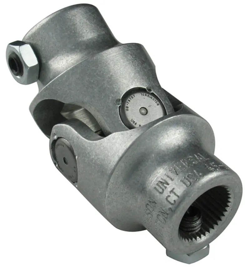 Borgeson Aluminum Steering U-Joint – 3/4"-36 To 3/4" Double-D (213449) 1