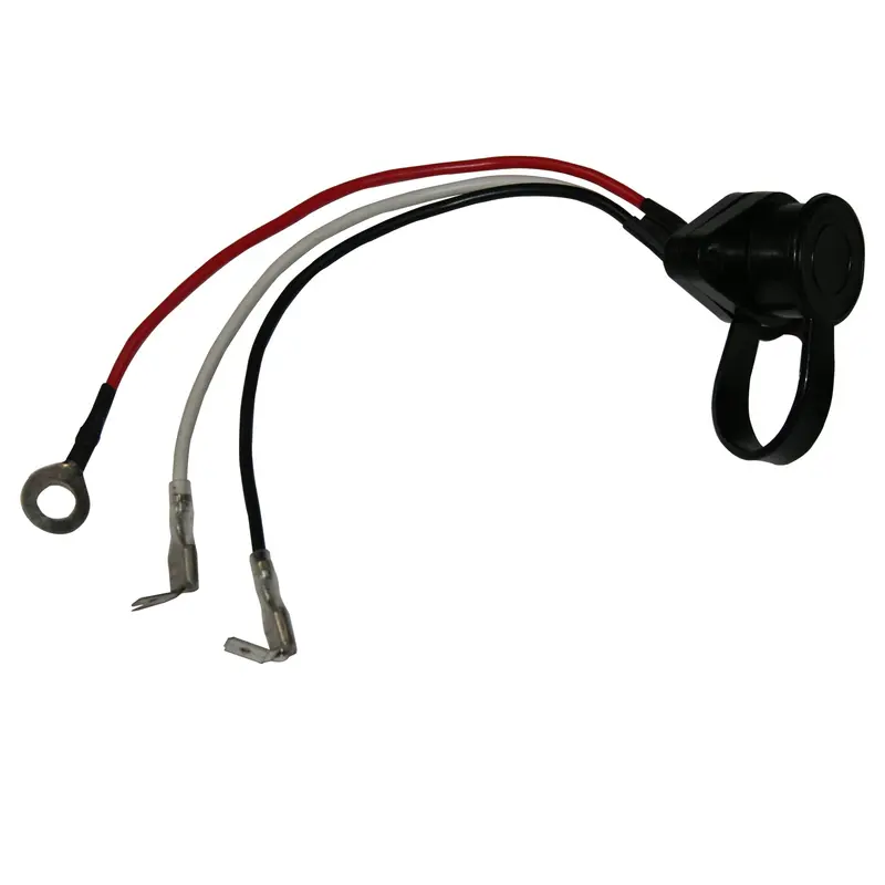 Bulldog Winch 20178D Plug Female W/Wire Harness Truck 3 Prong Push In Contactor W/Spade Connections Bulldog Winch 1