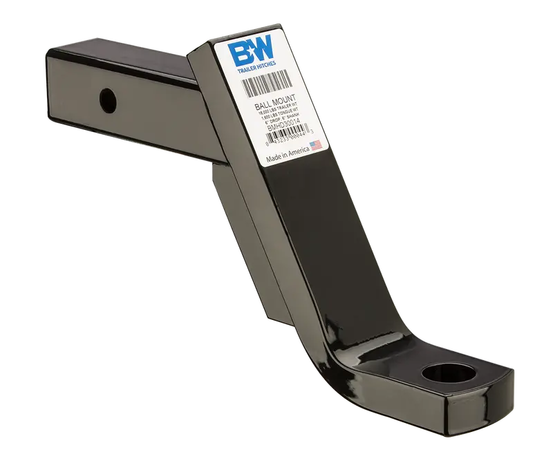 B&W Bmhd30014 Heavy-Duty Ball Mount – 6-Inch Drop, 2X6-Inch Shank 1