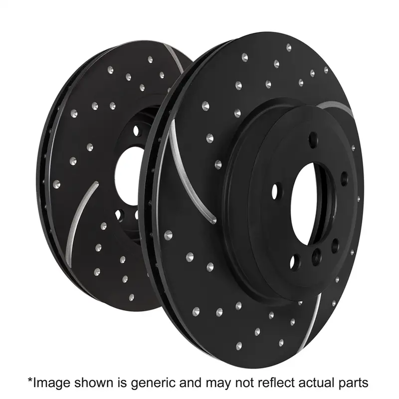 Ebc 3Gd Series Slotted Brake Rotors Gd2081 — Sport-Tuned Front Or Rear Replacement 1