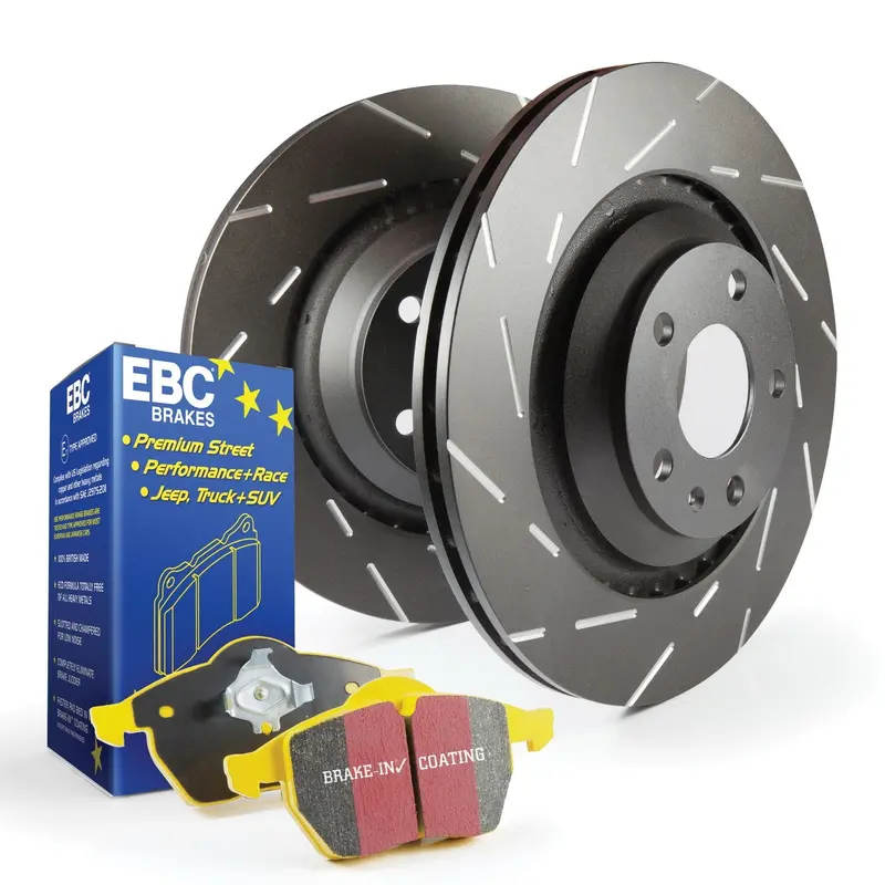 Ebc Brakes S9Kr1416 High-Performance Kit – Yellowstuff Pads + Usr Slotted Rotors 1