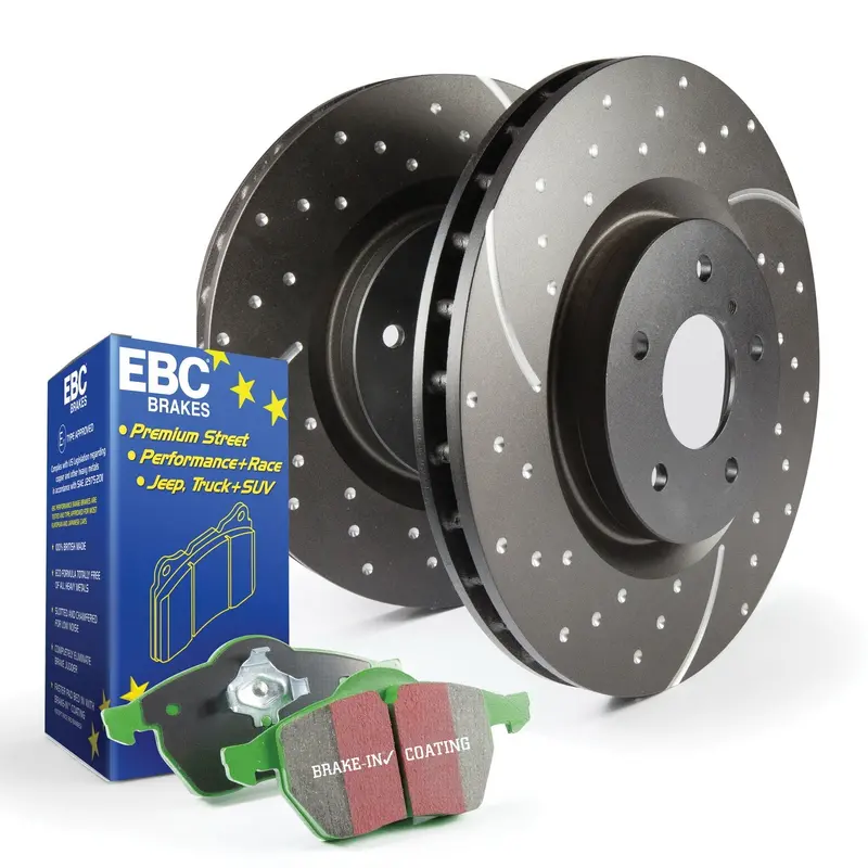 Ebc Greenstuff 6000 Brake Kit For Trucks & Suvs – Includes S3 Pads And Gd Rotors (Part #S3Kf1201) 1
