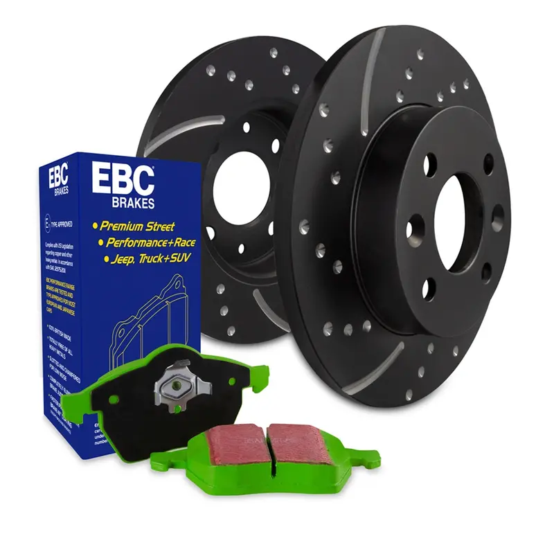 Ebc S10Kf1742 Brake Kit – Greenstuff 2000 Pads + Gd Series Rotors, Front Application 1