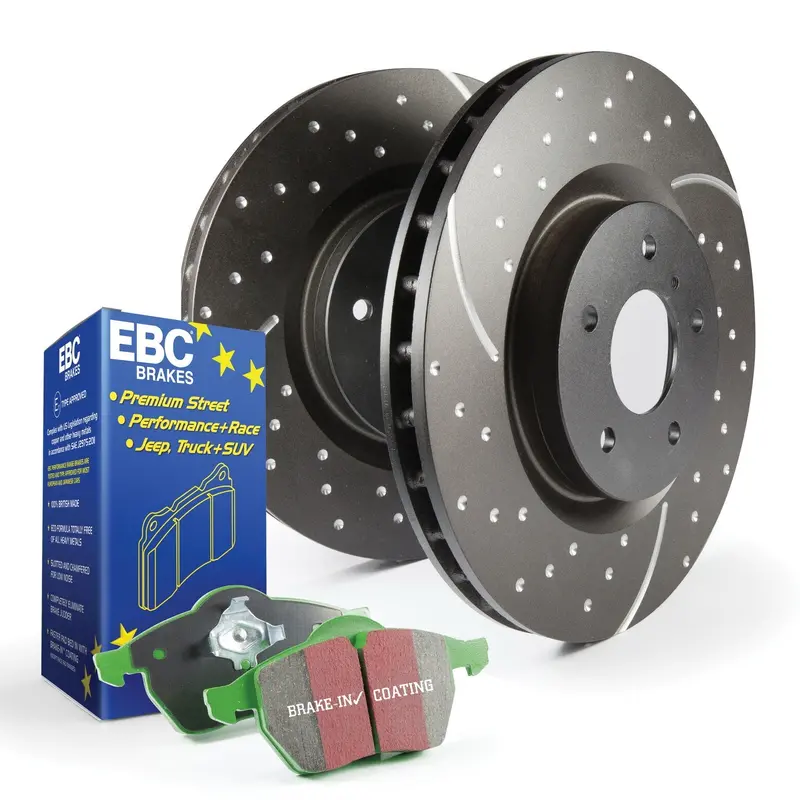 Ebc S10Kr1157 Greenstuff 2000 Brake Pad And Gd Rotor Kit 1