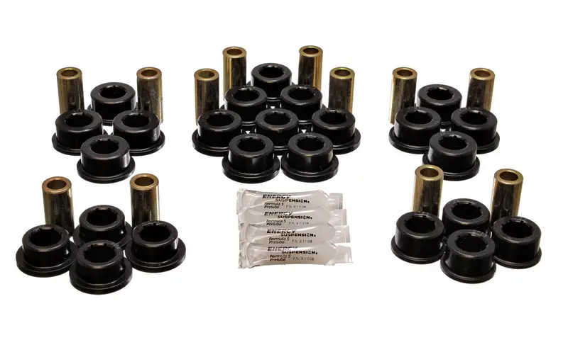 Energy Suspension 8.3127G Rear Control Arm Bushing Set — Black Polyurethane For Enhanced Handling 1