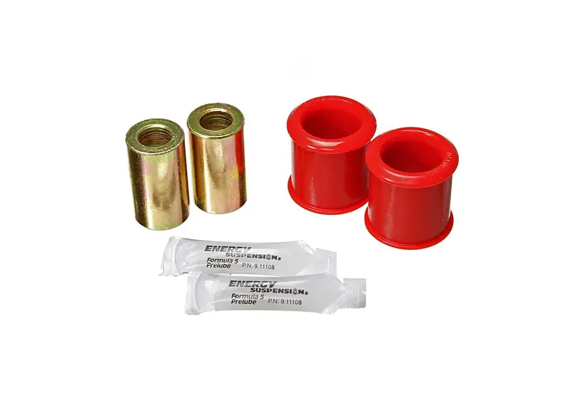 Energy Suspension 8.7107R Rear Track Bar Bushing Kit – High-Performance Polyurethane, Red 1