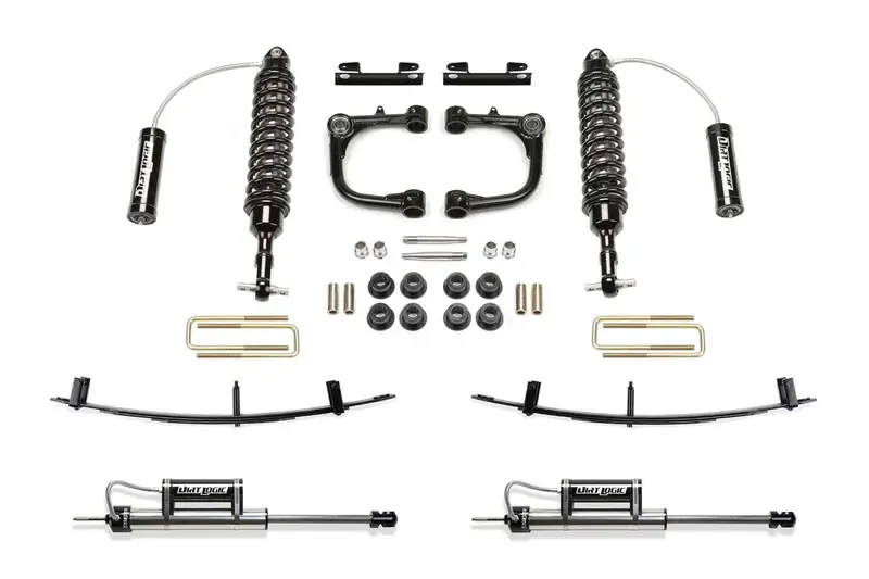 Fabtech K7065Dl Uniball Upper Control Arm Lift System With Integrated Shocks 1