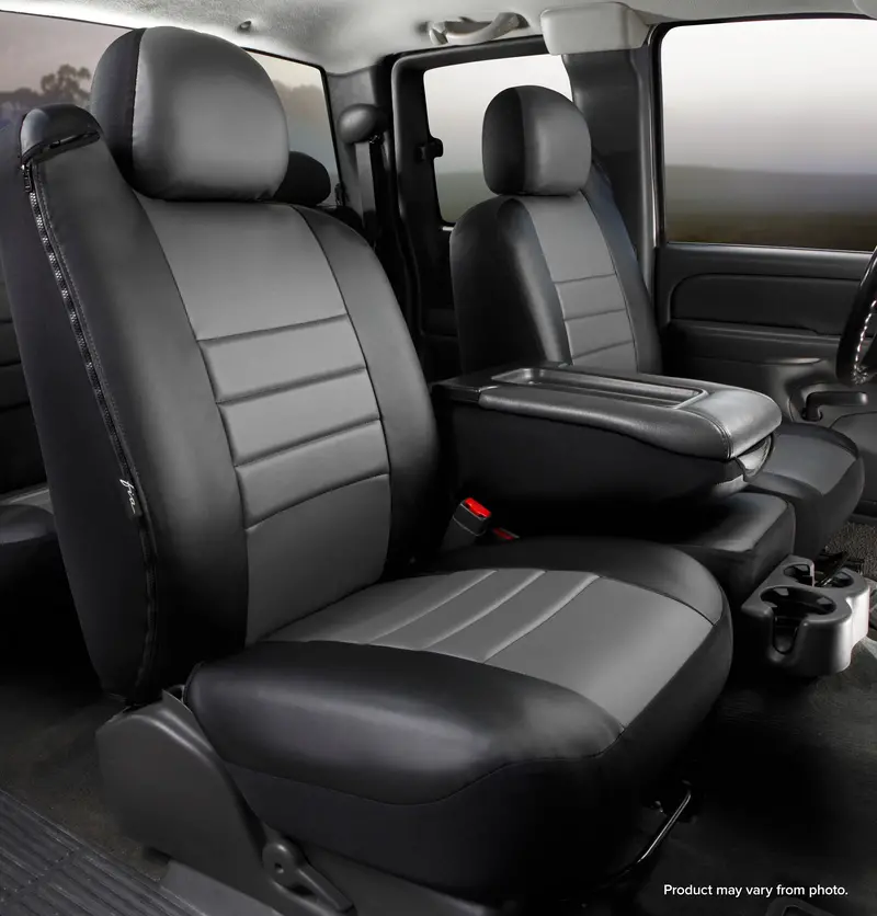 Fia Leatherlite Custom Seat Cover – Lightweight, Breathable Gray Fabric (Model Sl67-17) 1