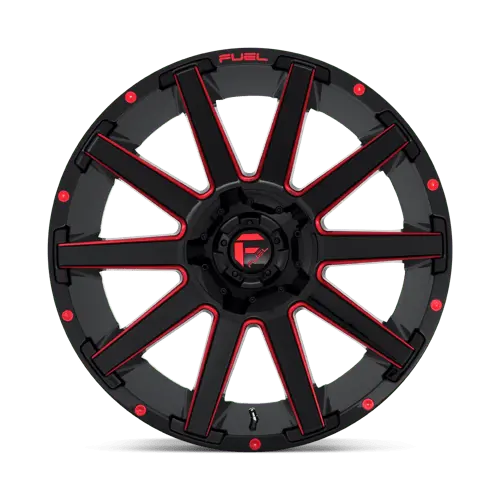 Fuel 1Pc D64322008247 D643 22X10 8X6.5 Gl-Blk-Rttc -18Mm 1