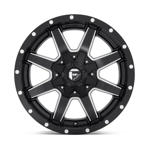 Fuel D538 18X9 Inch Off-Road Wheel – Matte Black Machined Face, -12Mm Offset 1