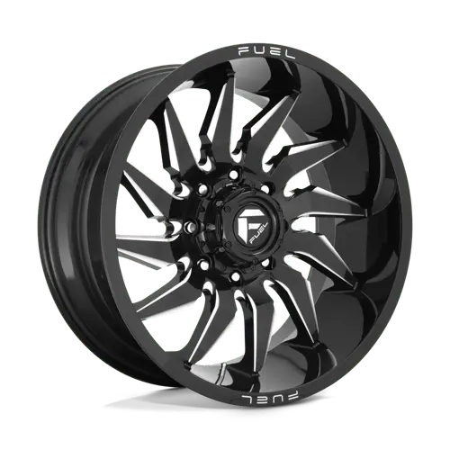 Fuel D74422001747 D744 Forged Alloy Wheel – 22X10 Inch, 8X170 Bolt Pattern, Gloss Black/Milled Face, -18Mm Offset 1