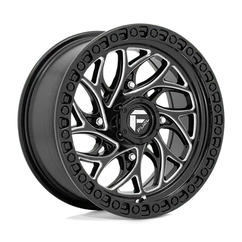 Fuel Utv D741 Alloy Wheel – 15X7, 4X156, Gloss Black Machined, 10Mm Offset (D7411570A543) 1