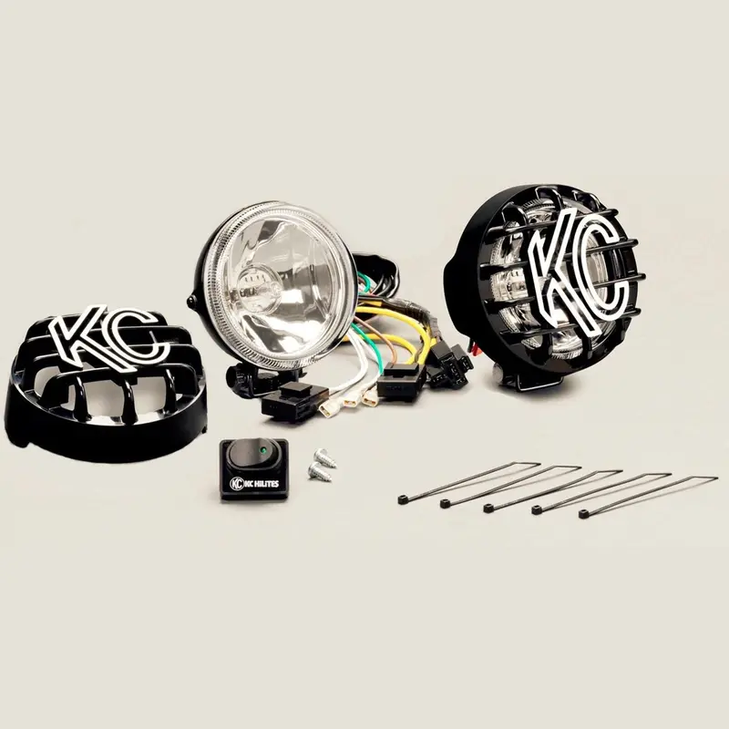 Kc Hilites 490 Rally 400 4-Inch Round Led Driving Lights – 55W Spread Beam (Pair) 1