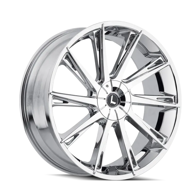 Kraze Kr144 Chrome Off-Road Wheel – 26X10 Inch, 6-Lug, 135/139.7Mm Bolt Pattern, 100.3Mm Bore 1