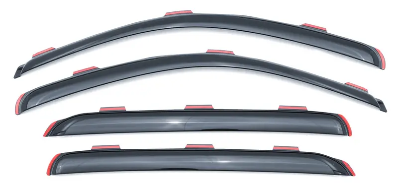 Lund Ventvisor Elite Window Deflectors – 4-Piece Set, Smoke Tinted, Aerodynamic Design 1
