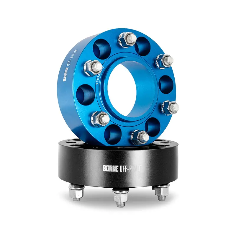 Mishimoto Blue Anodized Wheel Spacers – 6X139.7, 106Mm Hub Bore, M12X1.5, 2-Inch Thickness 1