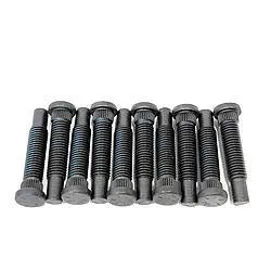 Mosers Engineering Wheel Stud Kit – 10-Pack, 5/8"-11 X 2.5", .685" Knurl Diameter 1
