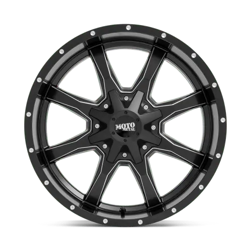 Moto Metal Mo970 17X9 Inch Off-Road Wheel — 8X170Mm Bolt Pattern, Gloss Black Machined Face 1