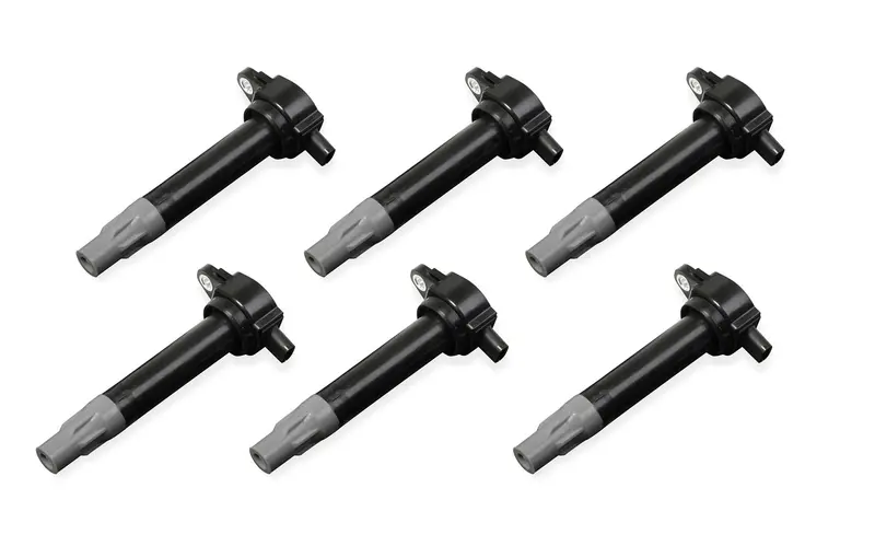Msd 827263 Blaster Direct Ignition Coil Set; Direct Bolt-In Replacement; Black; 6-Pk; 1